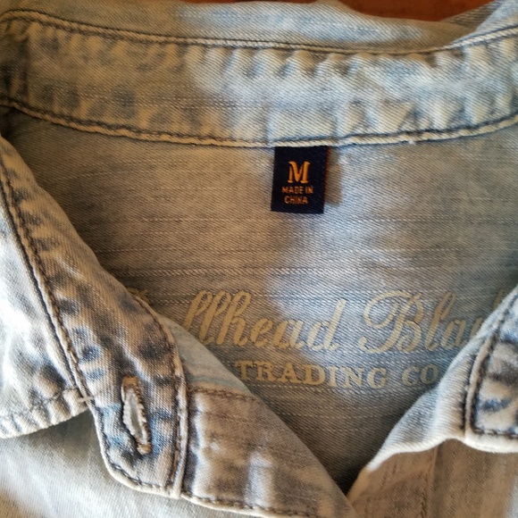 Acid Washed Button Down - Picture 3 of 4